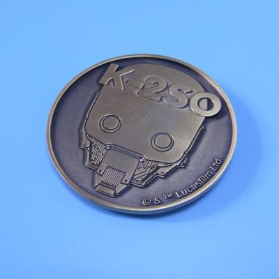 厂家生产创意纪念币 电影纪念币系列产品制作 星球大战金属纪念币